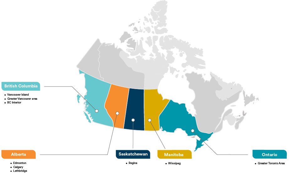 Banking Associate program recruitment map