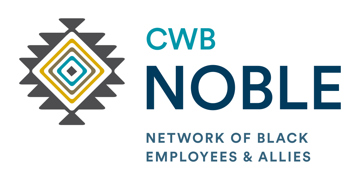 The logo for CWB Noble - Network of Black Employees and Allies