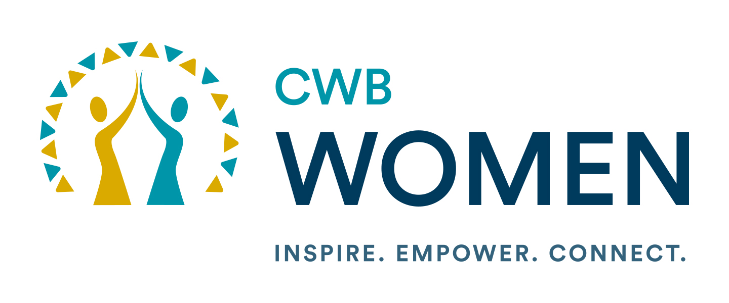 The logo for CWB Women - Inspire, employer, connect. 